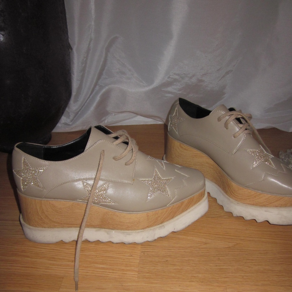 Stella McCartney Elyse Platform Wedges